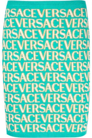 VERSACE Minijupe Allover en maille