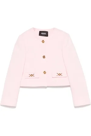 VERSACE Blazer à motif floral en jacquard