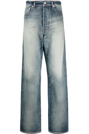 Kenzo Jean Asagao à coupe droite