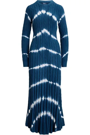 Ralph Lauren Robe longue en maille torsadée