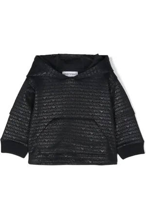 Emporio Armani Hoodie à logo imprimé