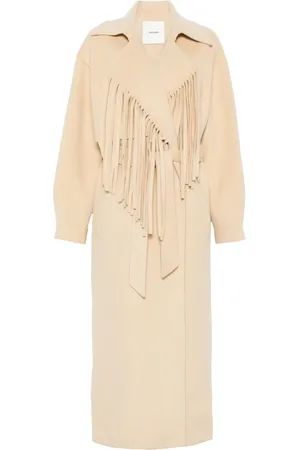Nanushka Manteau à franges