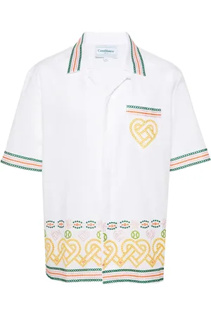 Casablanca Chemise Gradient Heat à broderie anglaise