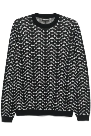 Emporio Armani Pull à motif en jacquard
