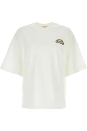 Alexander McQueen T-shirt à logo Seal appliqué