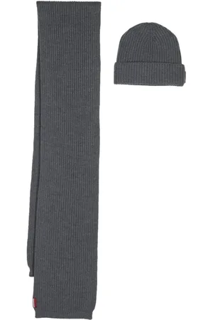 Dsquared2 Ensemble bonnet-écharpe en laine