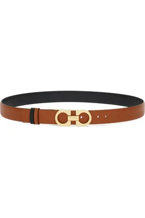 Salvatore Ferragamo Ceinture Gancini à design réversible