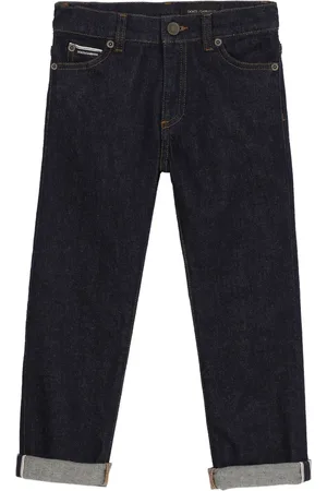 Dolce & Gabbana Jean droit à plaque logo