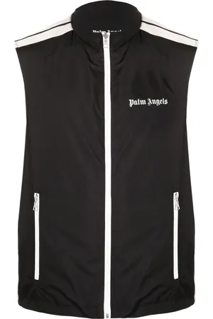 Palm Angels Veste zippée à logo imprimé