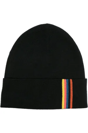 Paul Smith Bonnet en laine à détails rayés