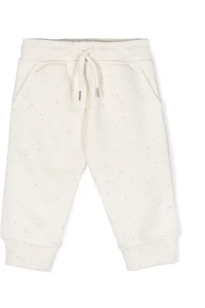 Kenzo Pantalon de jogging en coton à logo imprimé