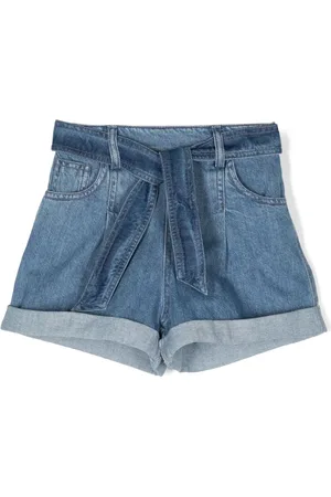 PHILOSOPHY DI LORENZO SERAFINI Short en jean à taille ceinturée