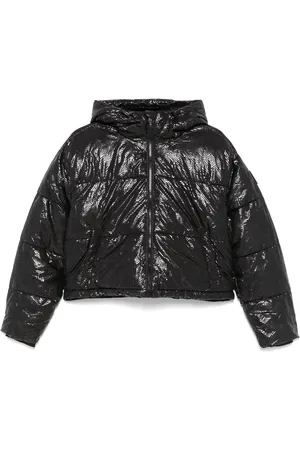 DKNY Veste crop à imprimé graphique