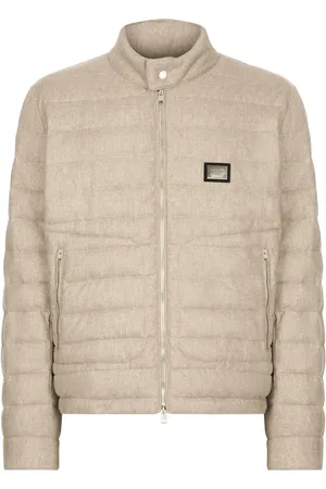 Dolce & Gabbana Veste matelassée à plaque logo