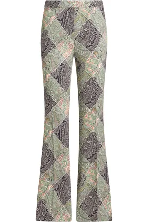 Etro Pantalon évasé à taille haute