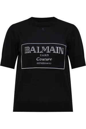 Balmain T-shirt à logo imprimé