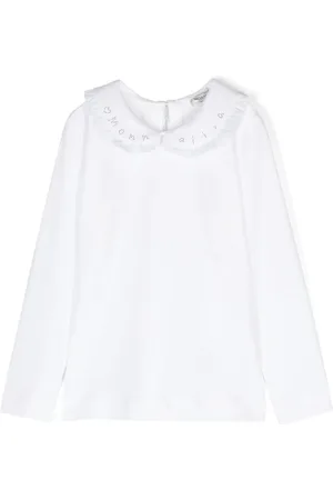 MONNALISA T-shirt à logo strassé
