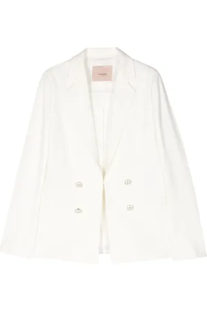 Twin-Set Blazer à logo gravé