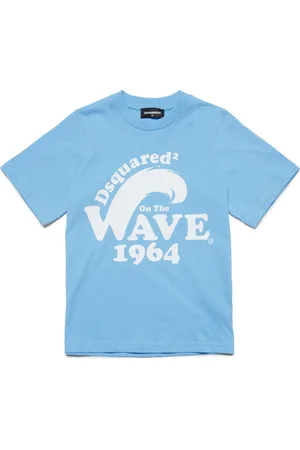 Dsquared2 T-shirt en coton à imprimé Wave