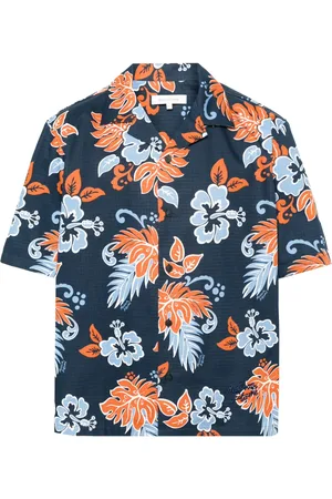 Maison Kitsuné Chemise à fleurs