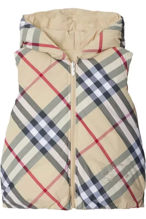 Burberry Gilet matelassé à carreaux