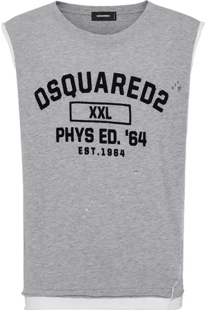 Dsquared2 Débardeur superposé à logo imprimé