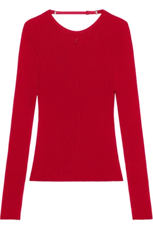 Courrèges Pull à détail de lingerie