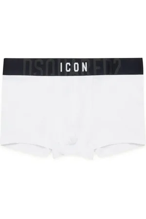 Dsquared2 Boxers en coton à taille logo