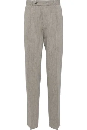 MAN ON THE BOON. Pantalon en laine mélangée à coupe fuselée