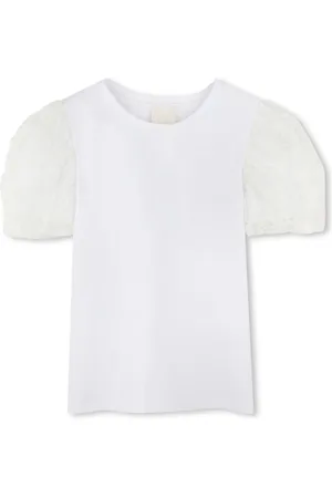 Givenchy T-shirt en coton à manches bouffantes