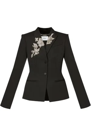 Erdem Blazer à ornements en cristal