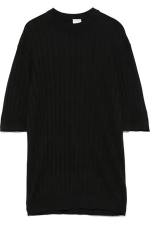 ELEVENTY T-shirt en maille à design nervuré
