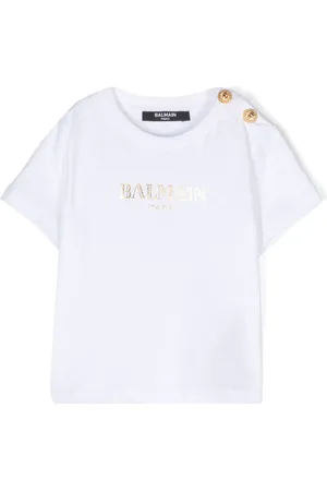 Balmain T-shirt à logo imprimé