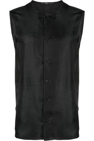SAPIO Chemise satinée à design sans manches