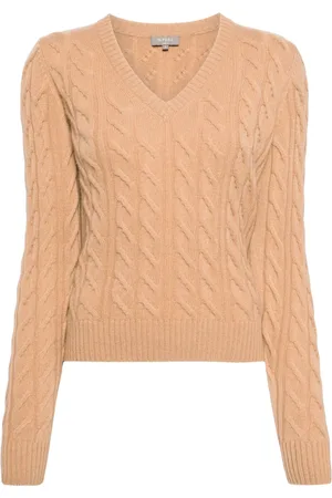 N.PEAL Pull Frankie en maille torsadée