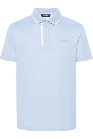 VERSACE Polo à logo brodé