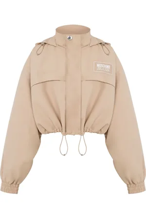 Moschino Veste crop à capuche
