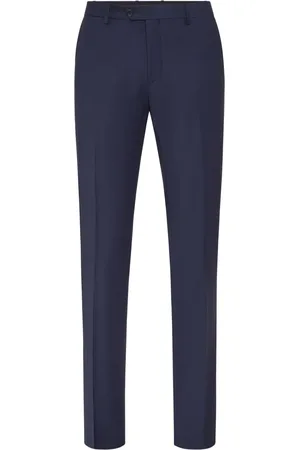 Philipp Plein Pantalon en laine mélangée à coupe droite