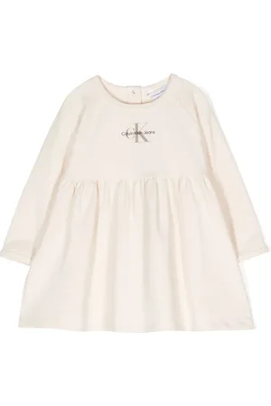 Calvin Klein Robe en coton à logo imprimé
