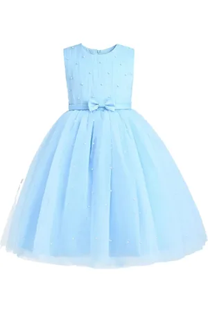 Tulleen Robe en tulle à ornements de perles
