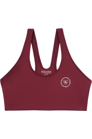 Sporty & Rich Brassière de sport N.02 à logo imprimé