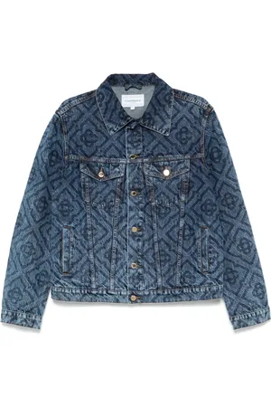 Casablanca Veste Laser Monogram en jean