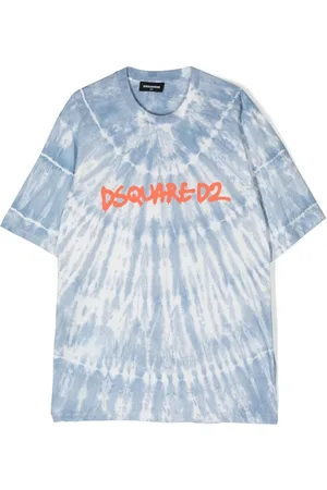 Dsquared2 T-shirt tie-dye à logo imprimé
