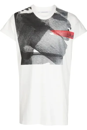 JULIUS T-shirt en coton à imprimé graphique