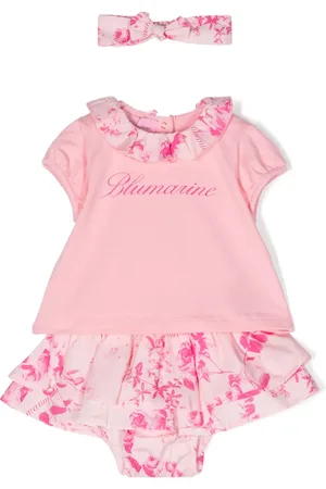 MISS BLUMARINE Ensemble jupe-haut à fleurs