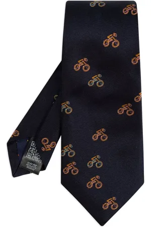Paul Smith Cravate Cyclist Sketch