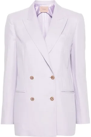 Twin-Set Blazer croisé à plaque logo