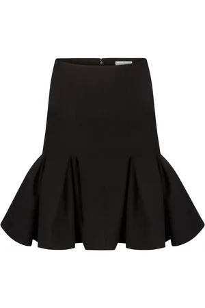 Nina Ricci Jupe mi-longue à taille péplum