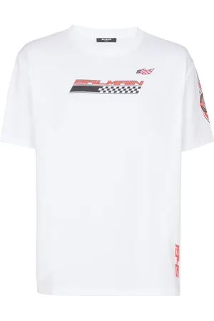 Balmain T-shirt Racing en coton