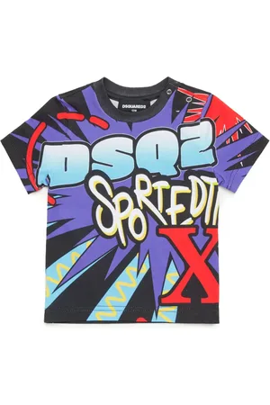 Dsquared2 T-shirt en coton à logo imprimé